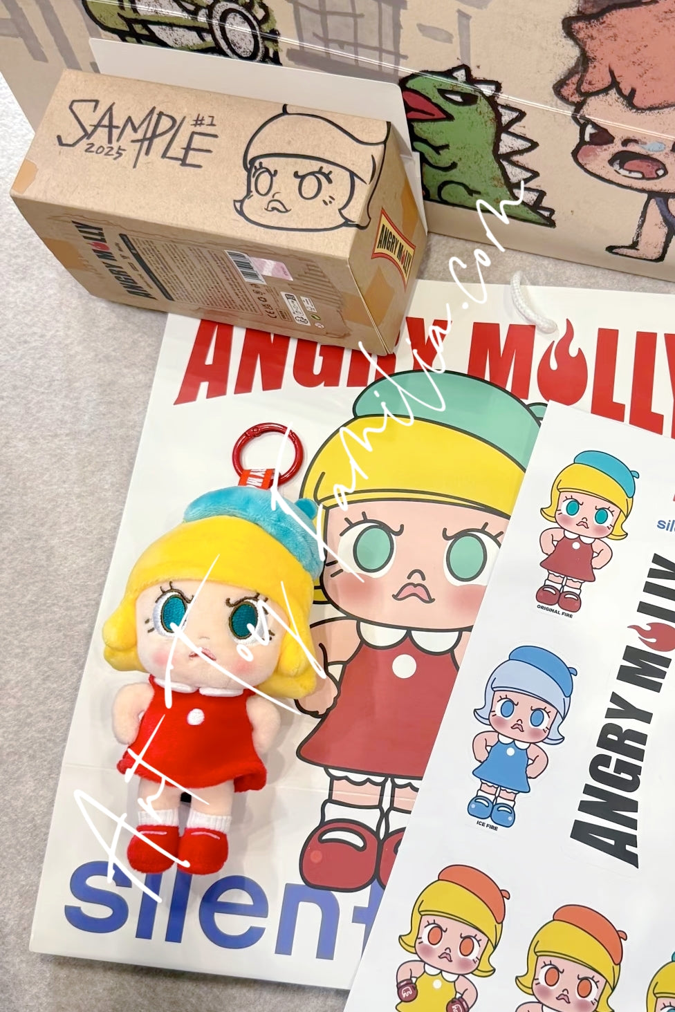 Popmart Angry Molly-Sample #1 Plush Toy