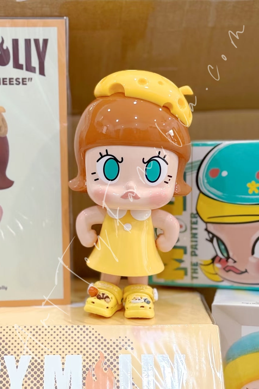 Popmart Angry Molly × Crocs Angry Cheese Figurine