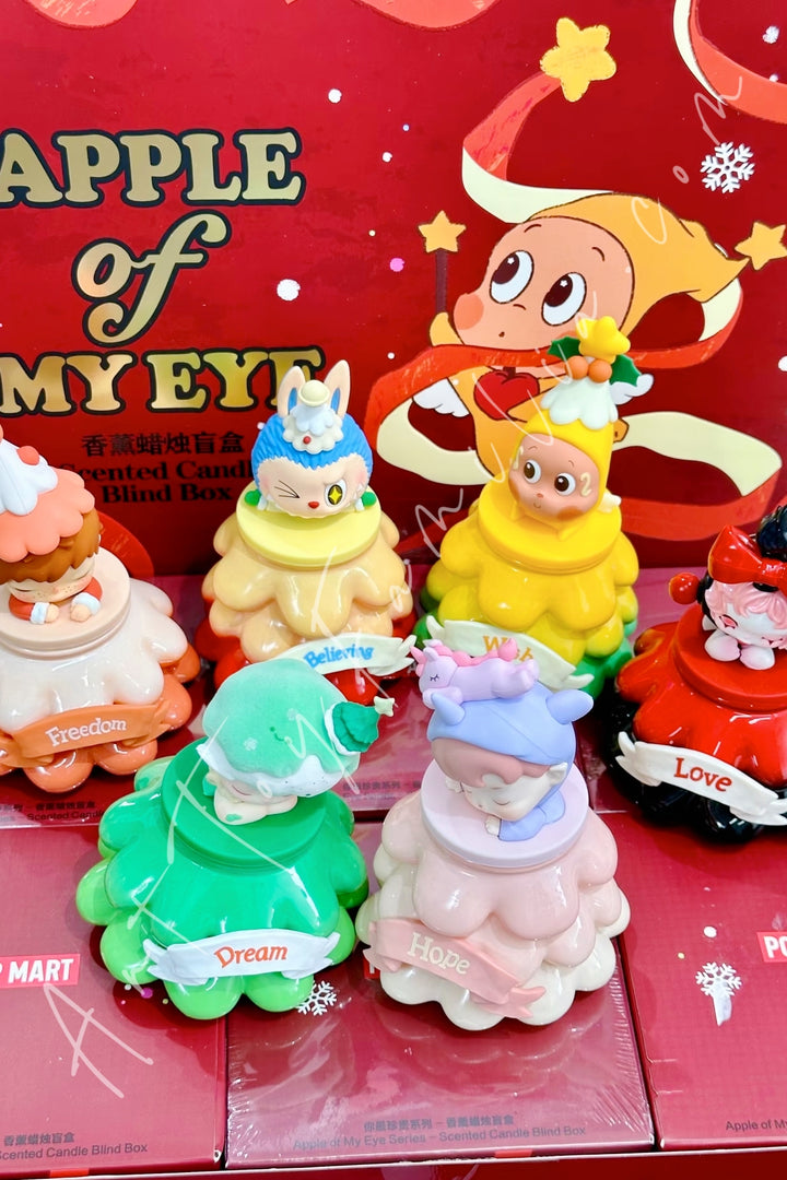 Popmart Apple Of My Eye Series Scented Candle Sealed Fullset
