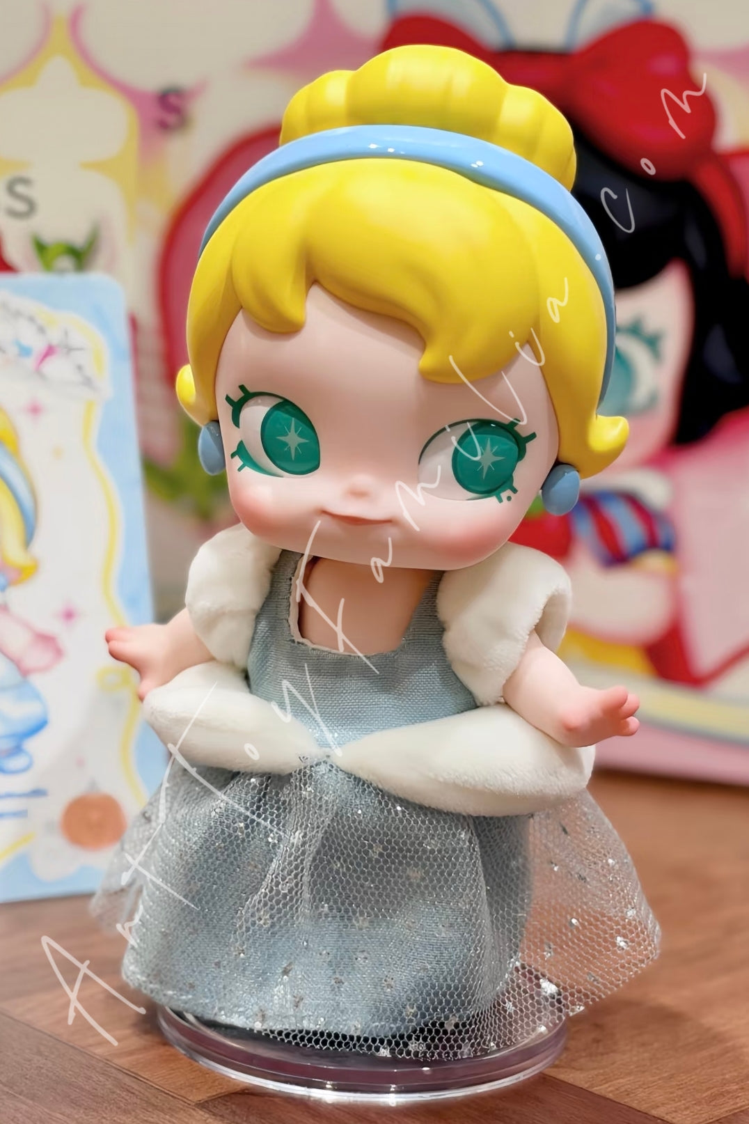 Popmart Baby Molly Disney Princess Series Mini Action Figure Blind Box Cinderella