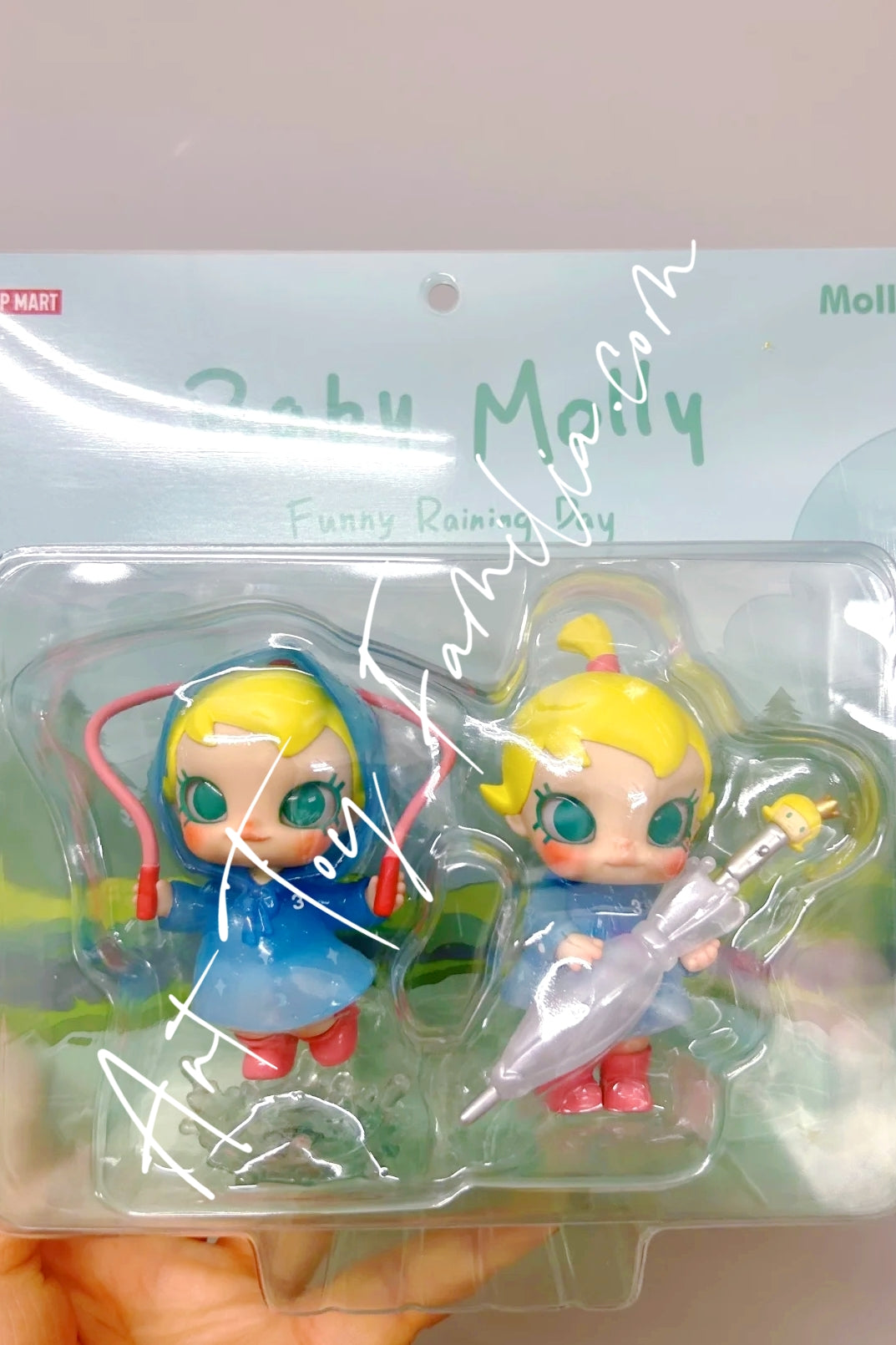 Popmart Baby Molly Funny Raining Day Figurine 4
