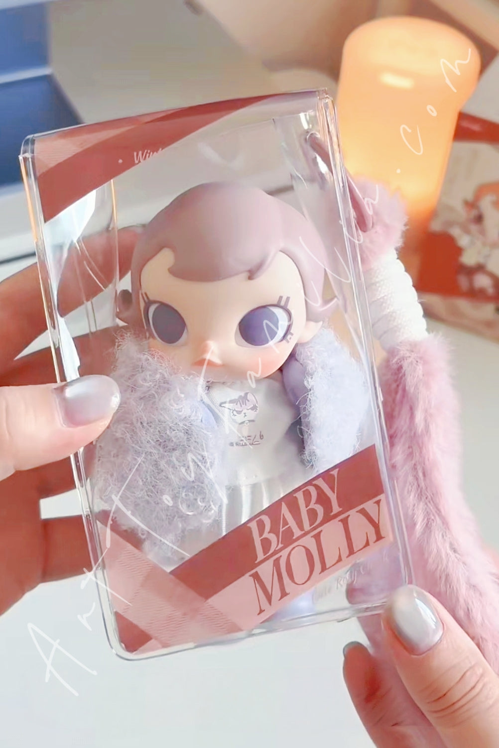 Popmart Baby Molly Winter Fit Check Series Vinyl Plush Pendant Crave A Blueberry Pie