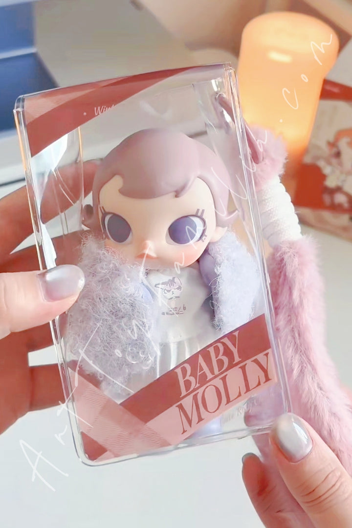 Popmart Baby Molly Winter Fit Check Series Vinyl Plush Pendant Crave A Blueberry Pie