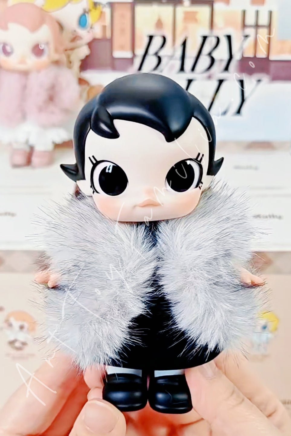 POP MART Baby Molly Winter Fit Check Series Vinyl Plush Pendant