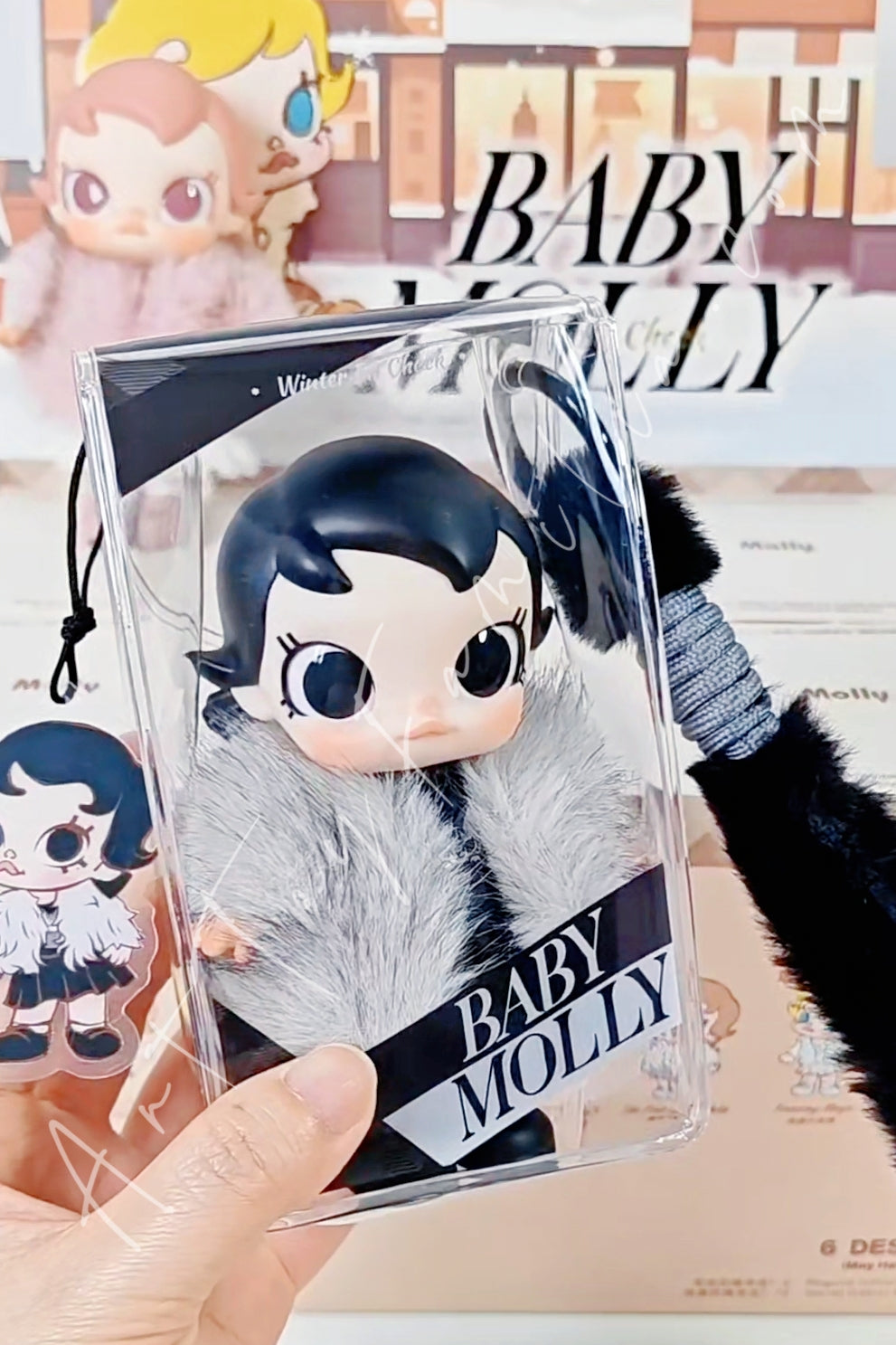 Popmart Baby Molly Winter Fit Check Series Vinyl Plush Pendant I'm The Cool Kid(Secret)