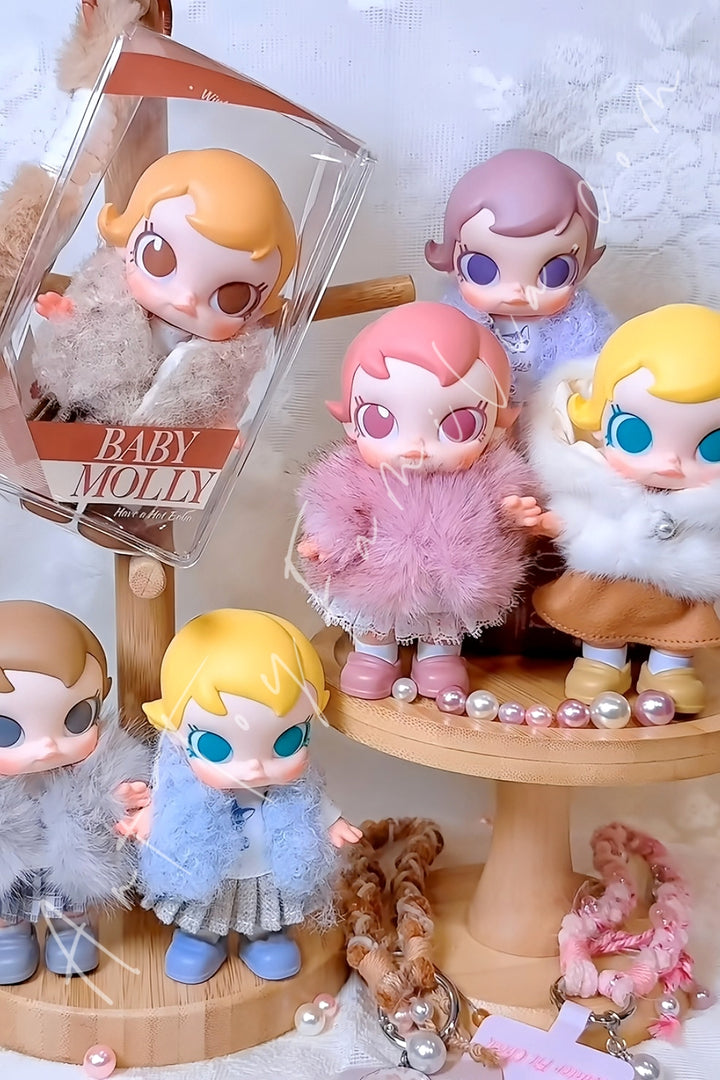 Popmart Baby Molly Winter Fit Check Series Vinyl Plush Pendant Sealed Fullset
