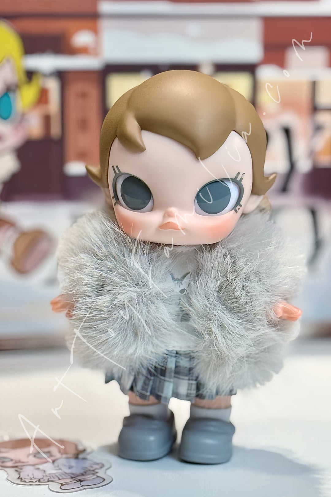 Popmart Baby Molly Winter Fit Check Series Vinyl Plush Pendant The First Snowflake