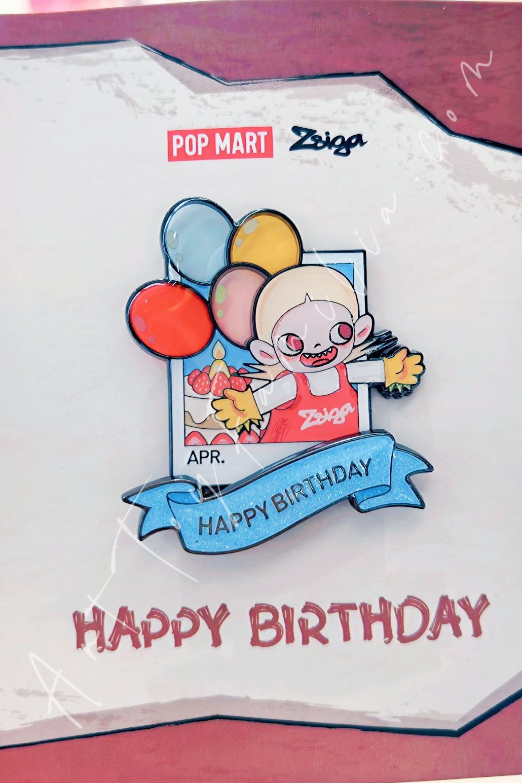 Popmart Birthday Badge 2025 April