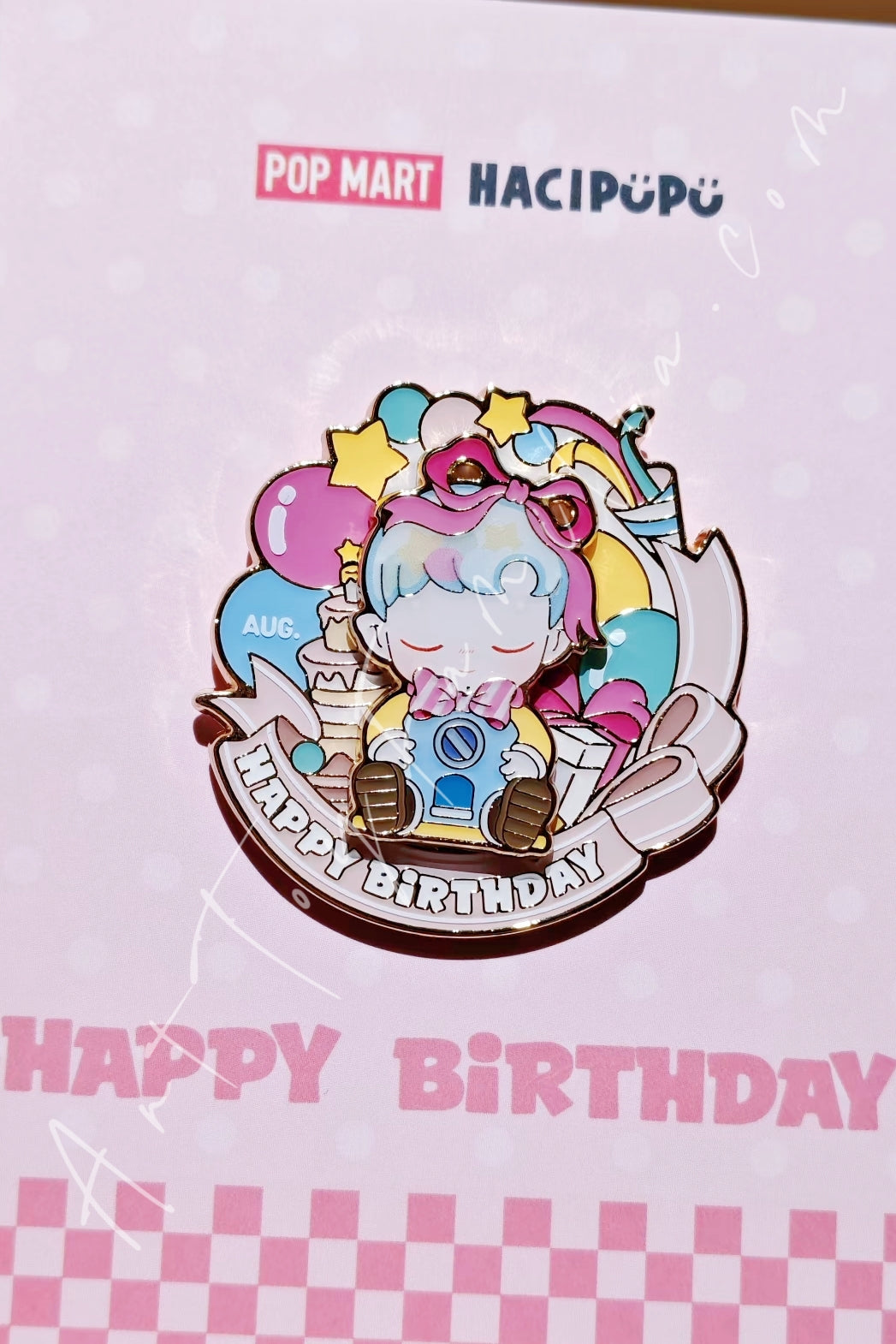 Popmart Birthday Badge 2025 August