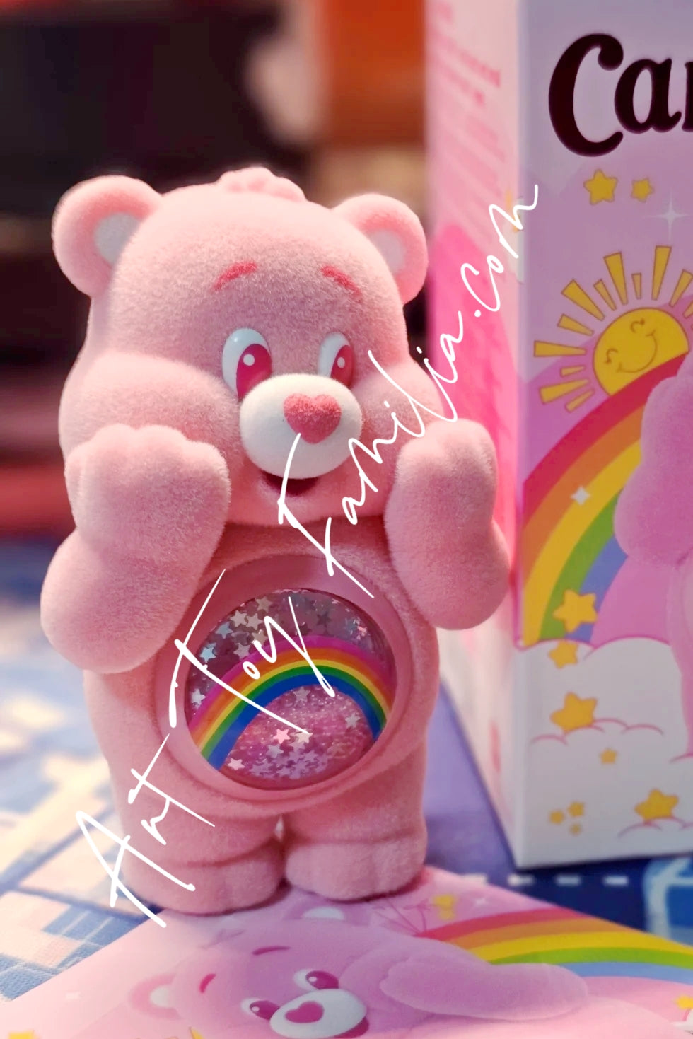 Popmart Care Bears Colorful Hugs Series Cheer Bear