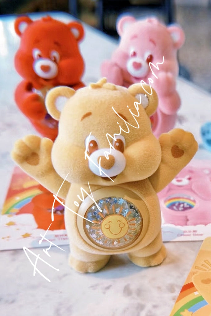 Popmart Care Bears Colorful Hugs Series Funshine Bear