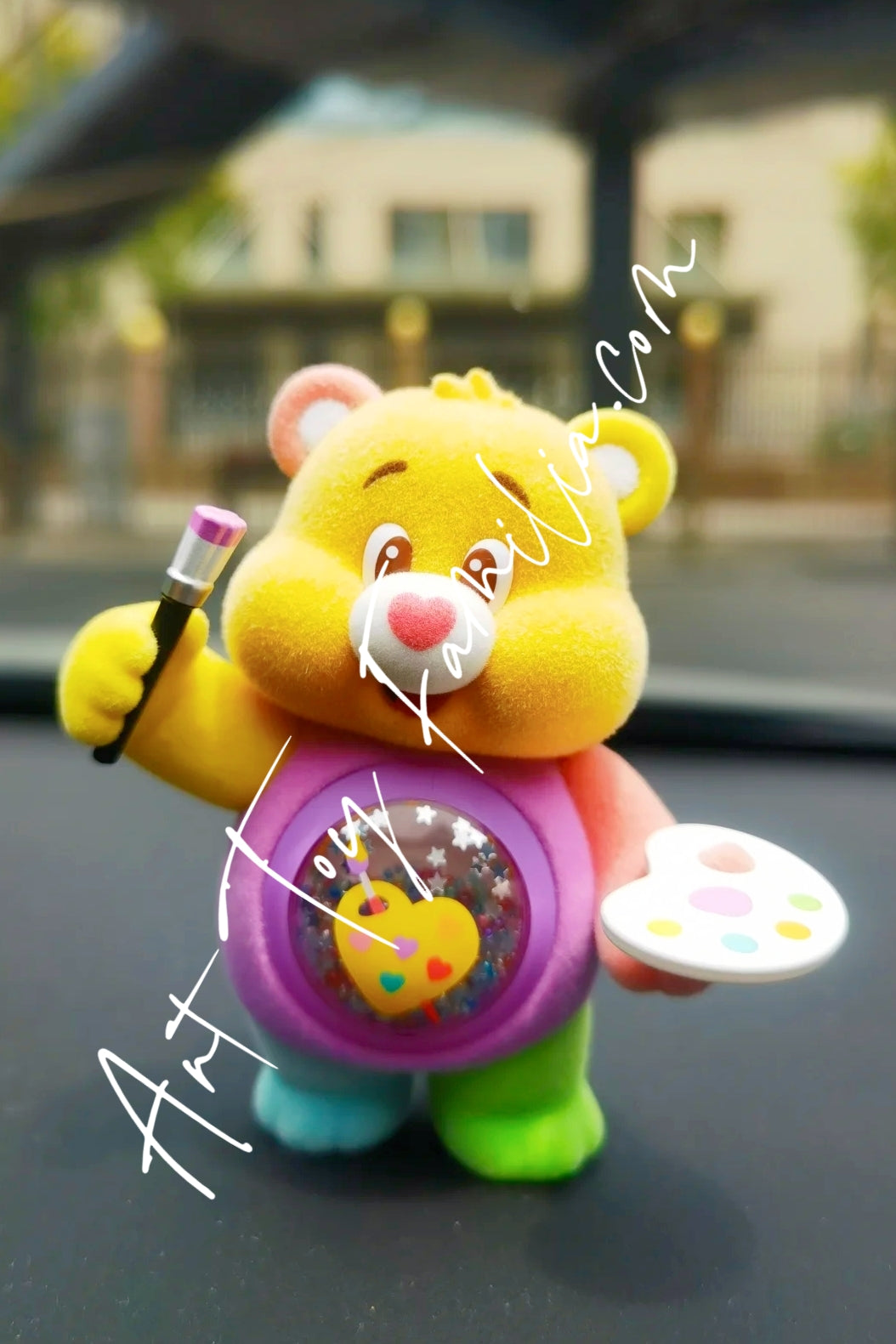 Popmart Care Bears Colorful Hugs Series Work of Heart Bear(Secret)