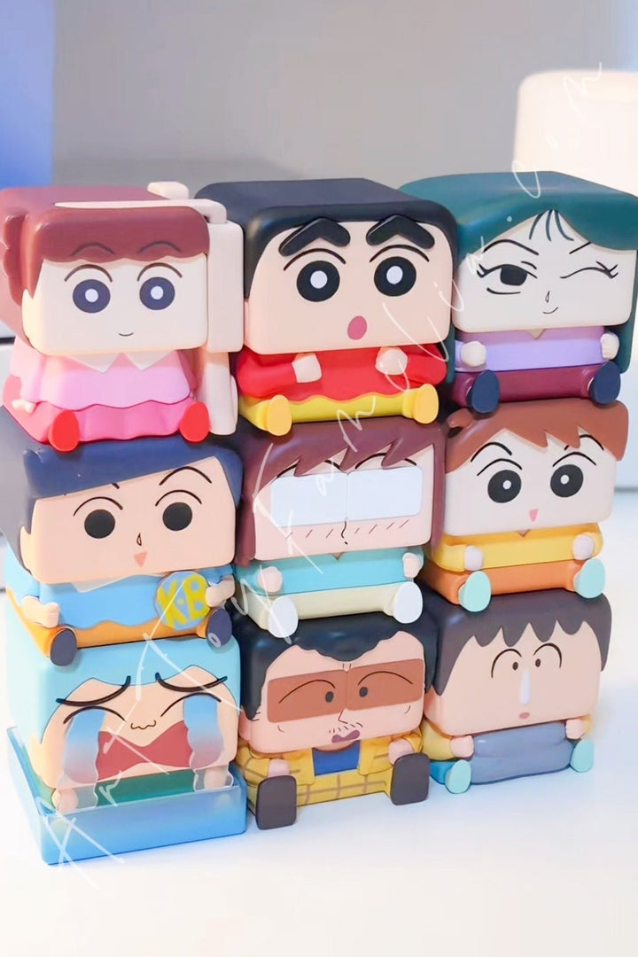 POP MART - Crayon Shinchan Pop Cube - 1 Series Sealed Full Set