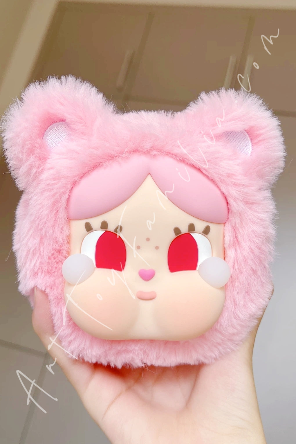 Popmart Crybaby × Care Bears Series Mini Bag Hanging Jewelry Case Cheer Bear