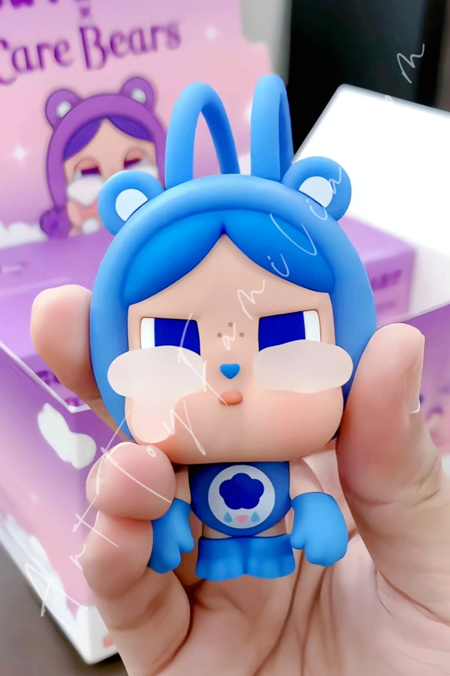 Popmart Crybaby × Care Bears Series Mini Light Blind Box Grumpy Bear