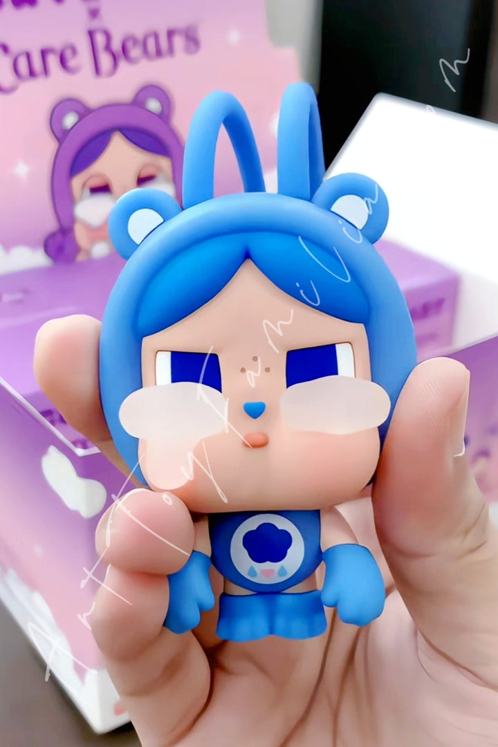 Popmart Crybaby × Care Bears Series Mini Light Blind Box Grumpy Bear