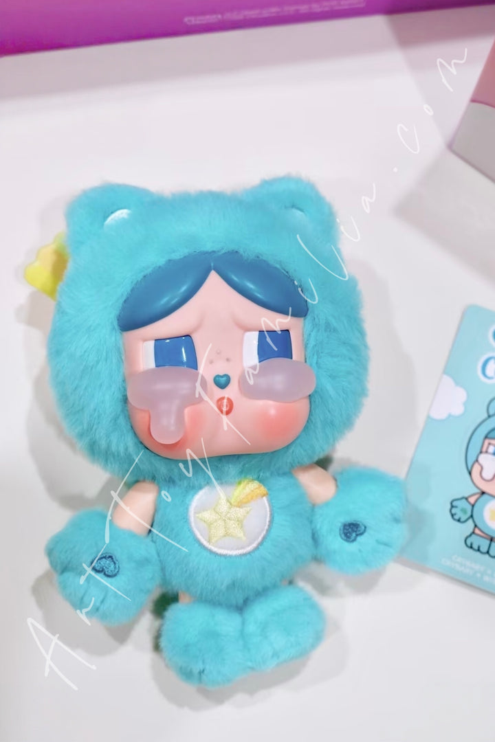 Popmart Crybaby × Care Bears Series Vinyl Plush Pendant Blind Box Wish Bear