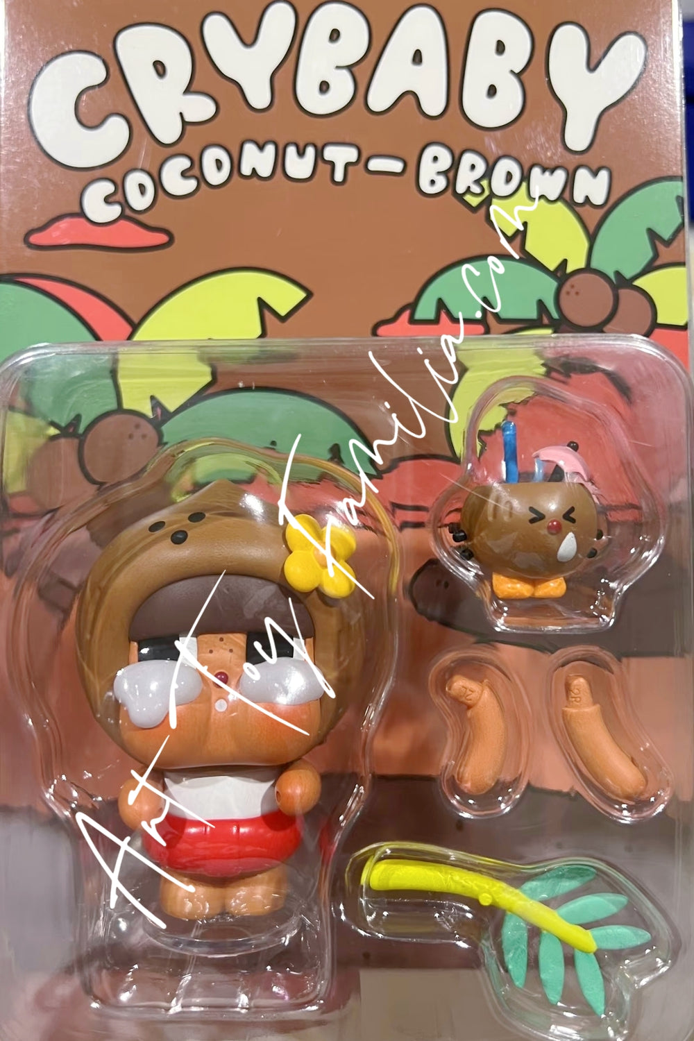 Popmart Crybaby Coconut-Brown Figurine 2