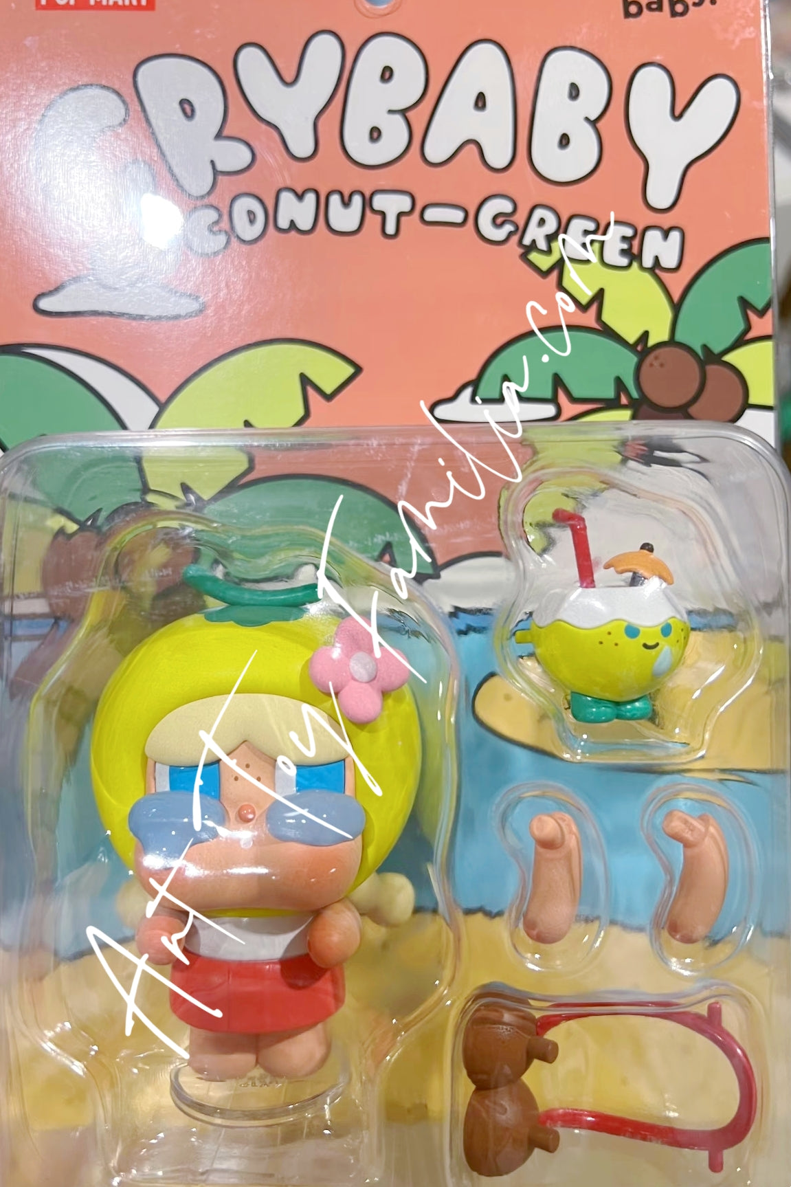 popmart Crybaby coconut フィギュア green Crybaby Coconut Figure-Green - POP MART (United States)