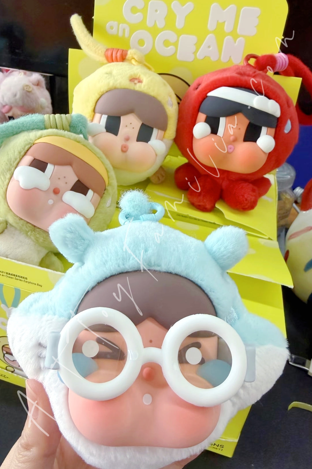 Popmart Crybaby Cry Me An Ocean Series Earphone Bag 4 Confirmed Figures