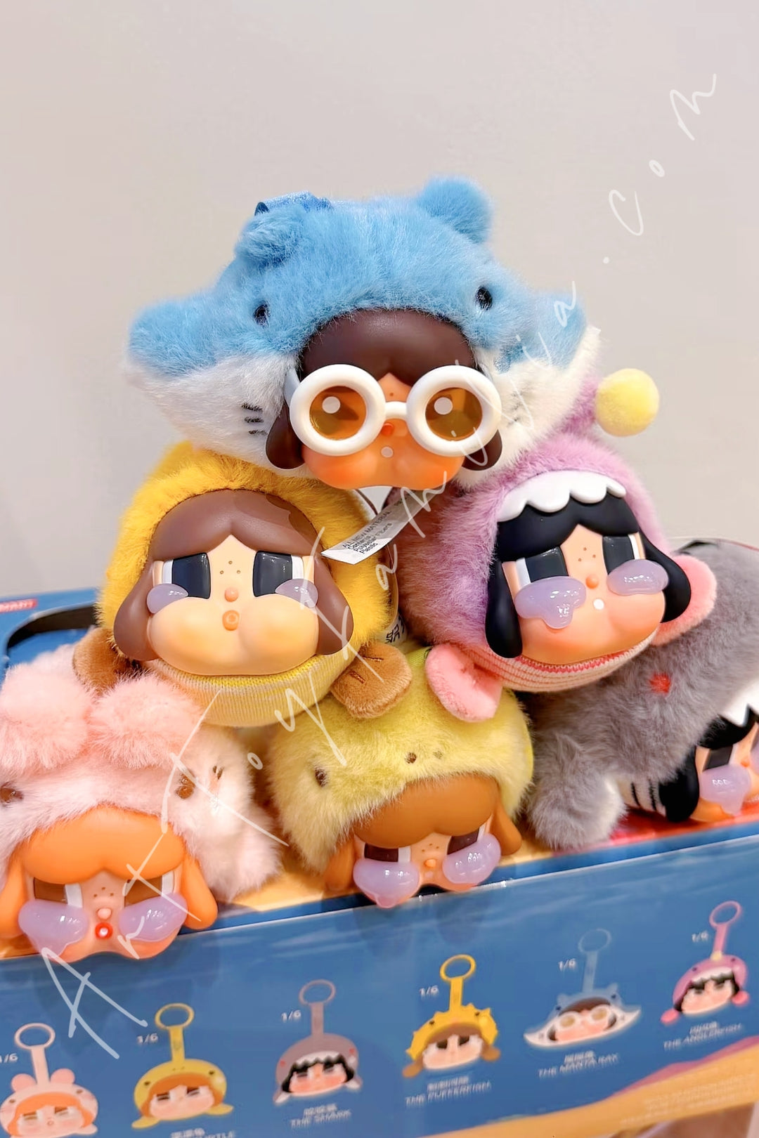 Popmart Crybaby Cry Me An Ocean Series Vinyl Plush Pendant 6 Confirmed Figures