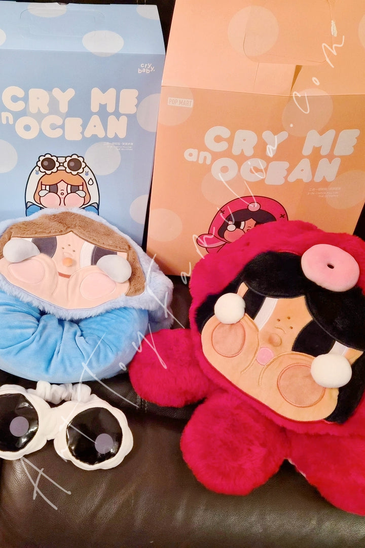 Popmart Crybaby Cry Me an Ocean Series 2-in-1 Neck Pillow