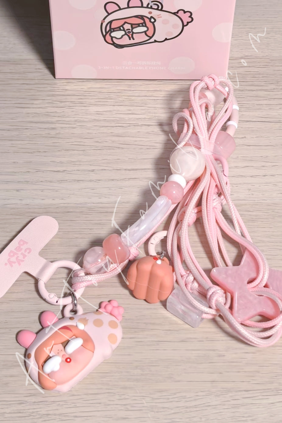 Popmart Crybaby Cry Me an Ocean Series 3-in-1 Detachable Phone Charm The Sea Bunny