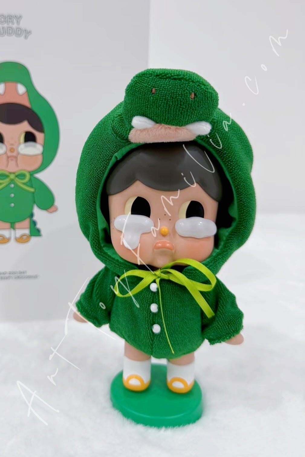 Popmart Crybaby Crybuddy-200% Sad Zoo Day Series The Creepy Crocodile