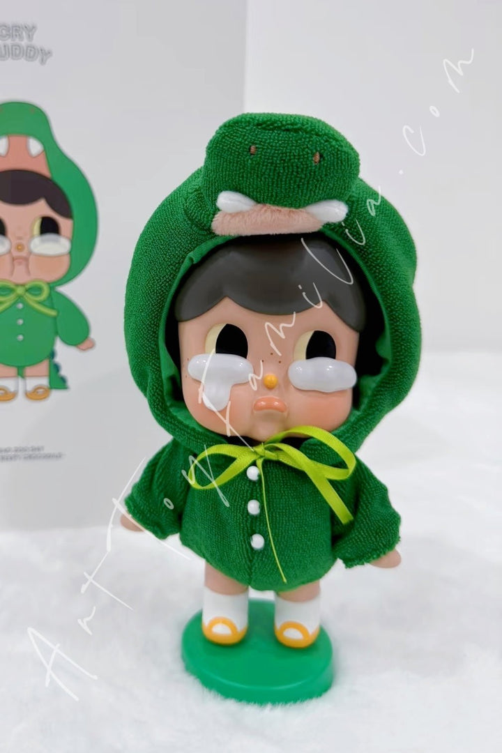 Popmart Crybaby Crybuddy-200% Sad Zoo Day Series The Creepy Crocodile