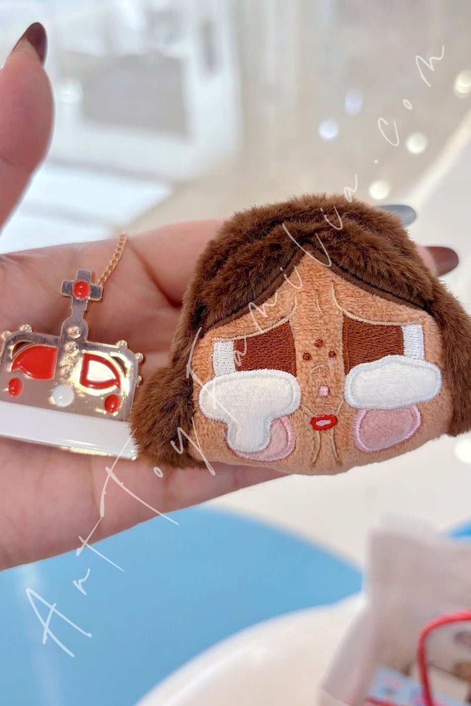 Popmart Crybaby Crying Again Series Plush Badge