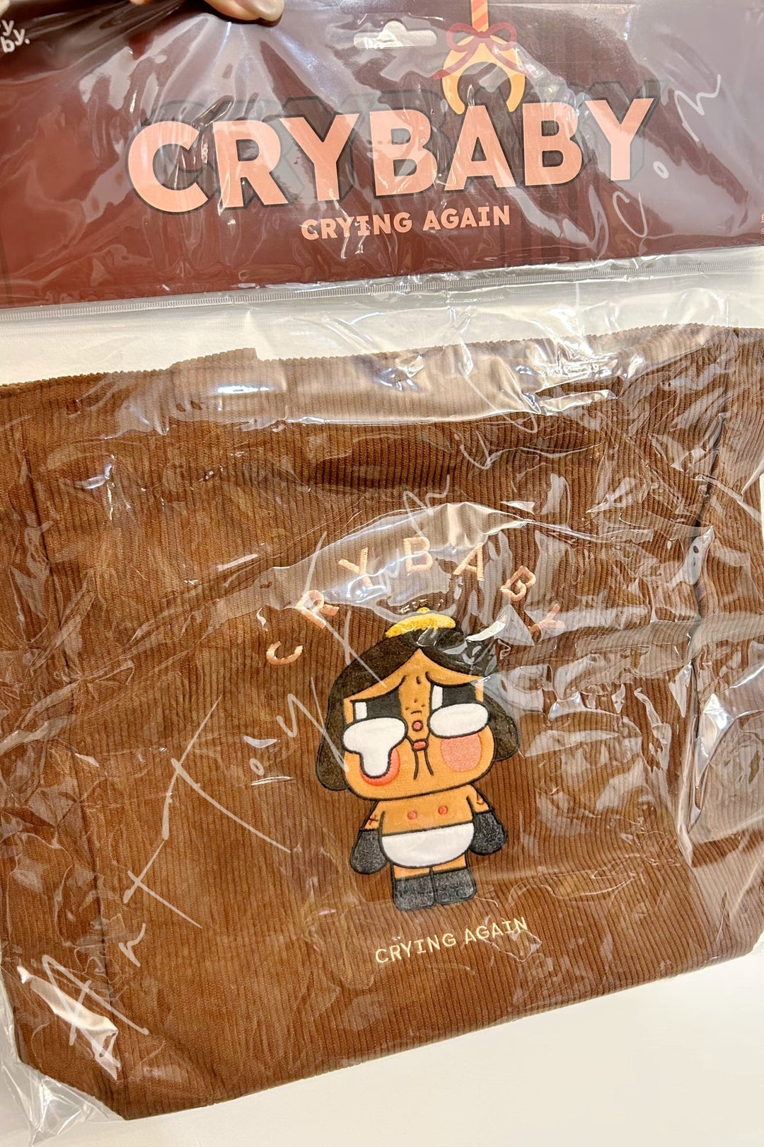 Popmart Crybaby Crying Again Series Shoulder Bag