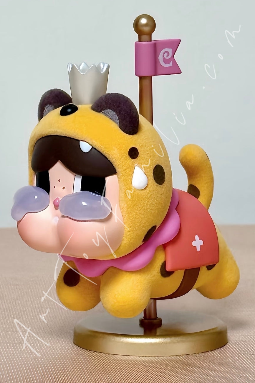 Popmart Crybaby Crying Round n Round Series Figures The Leopard