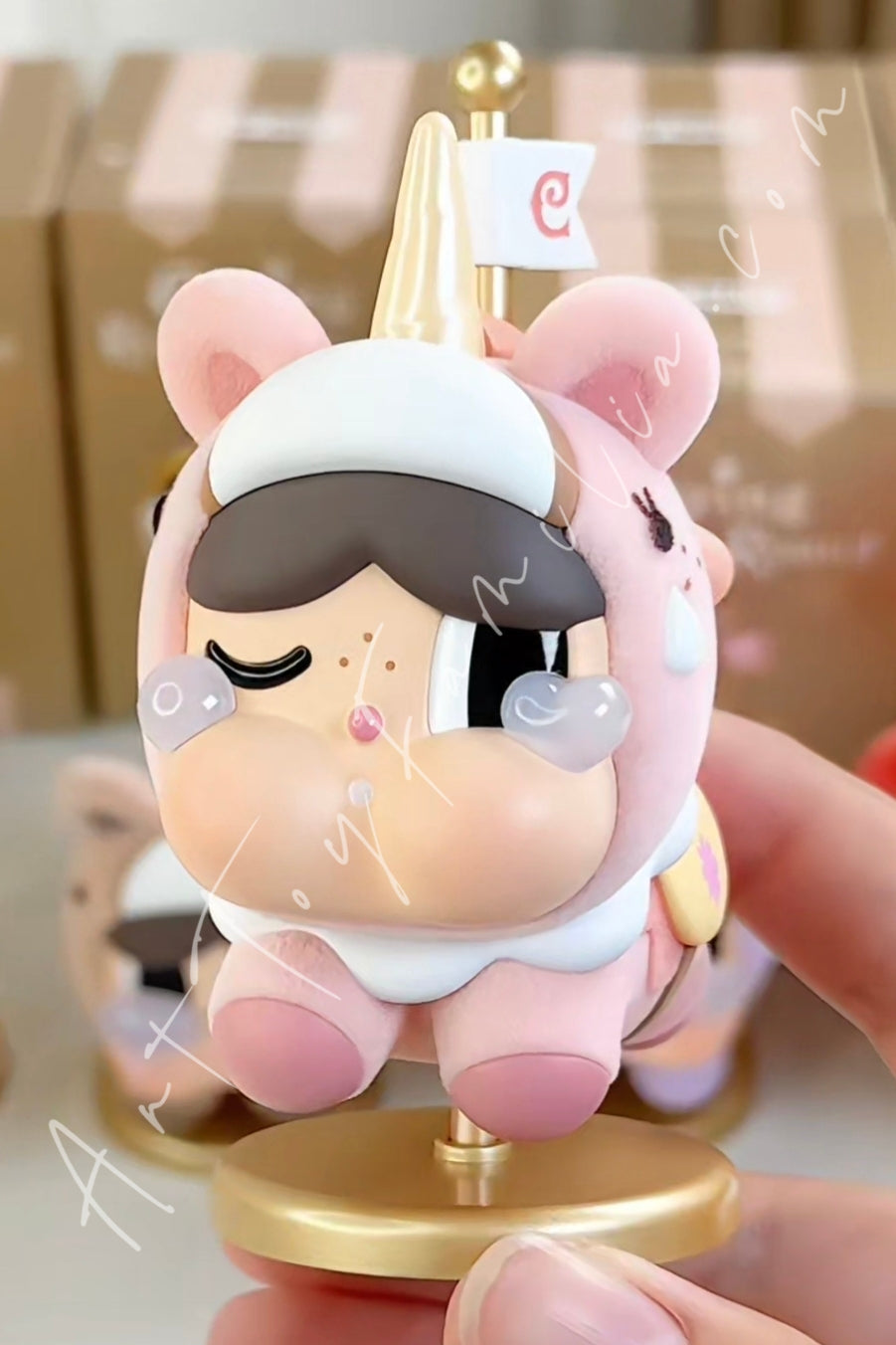 Popmart Crybaby Crying Round n Round Series Figures The Unicorn (Secret)