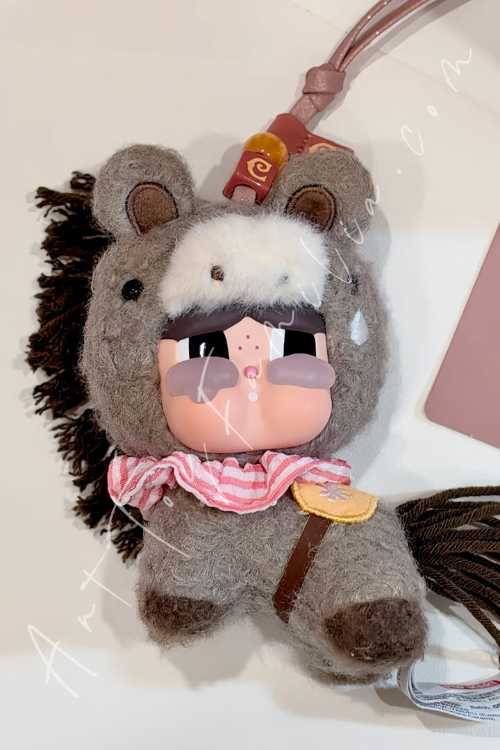 Popmart Crybaby Crying Round n Round Series Vinyl Plush Pendant Blind Box The Horse