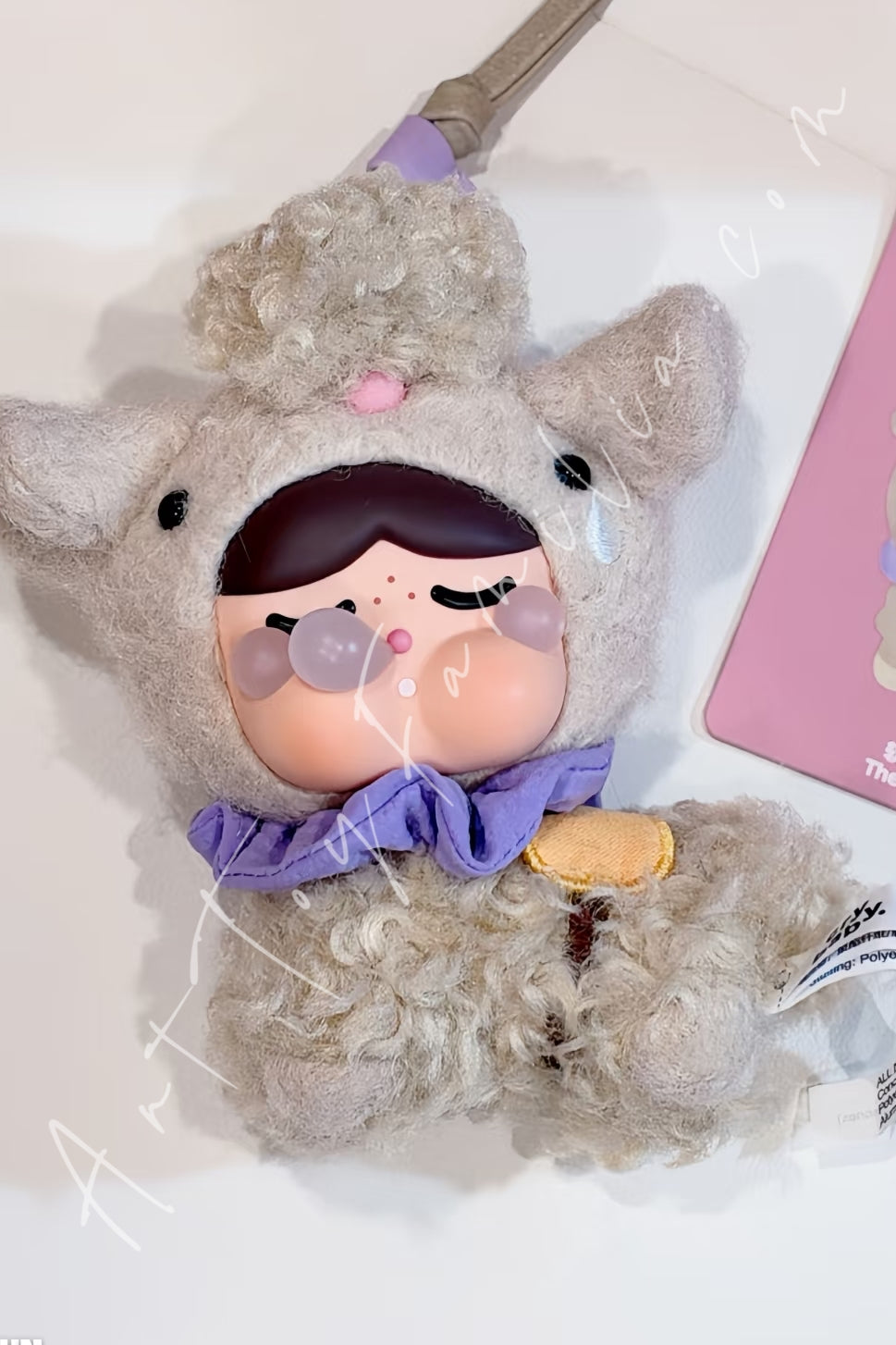 Popmart Crybaby Crying Round n Round Series Vinyl Plush Pendant Blind Box The Sheep