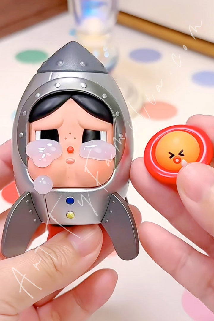 Popmart Crybaby Crying To The Moon Series The Space Traveller
