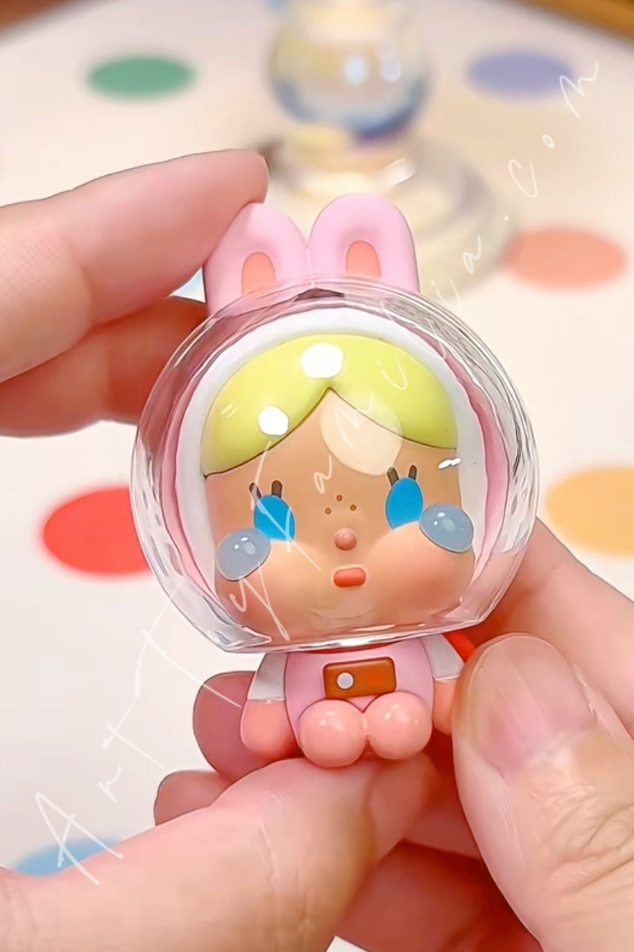 Popmart Crybaby Crying To The Moon Sitting Series The Rabbit On The Moon-Mini
