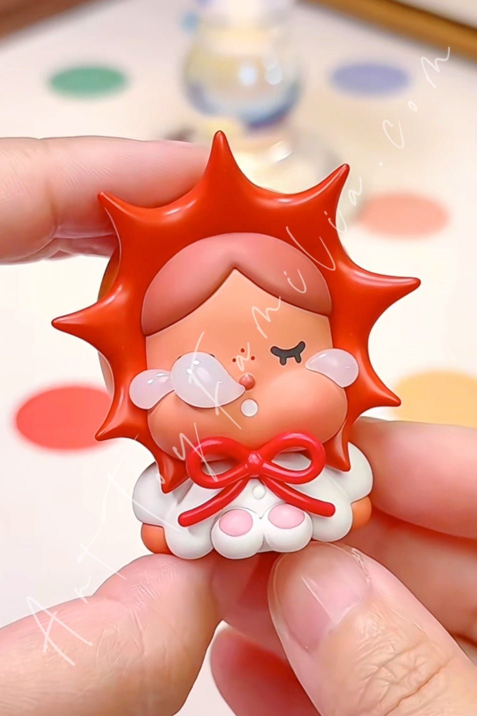 POP MART Crybaby Crying To The Moon Sitting Series – Art Toy Familia