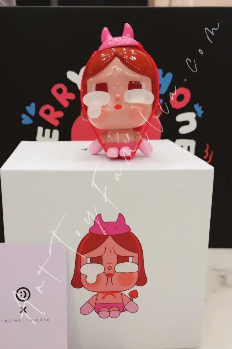 Popmart Crybaby Devil Crybaby-Pink