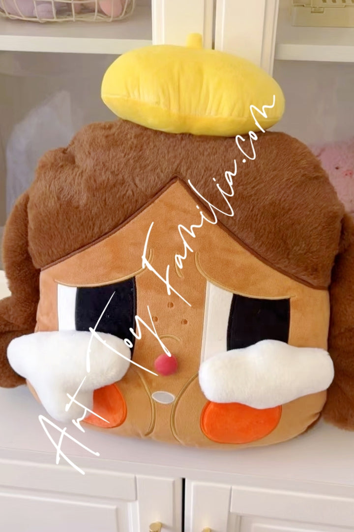 Popmart Crybaby Lean On Me Pillow Brown