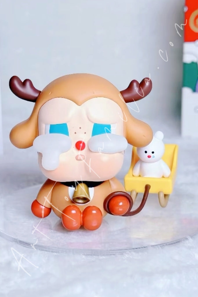 Popmart Crybaby Lonely Christmas Series A Lonely Red-Nosed Reindeer