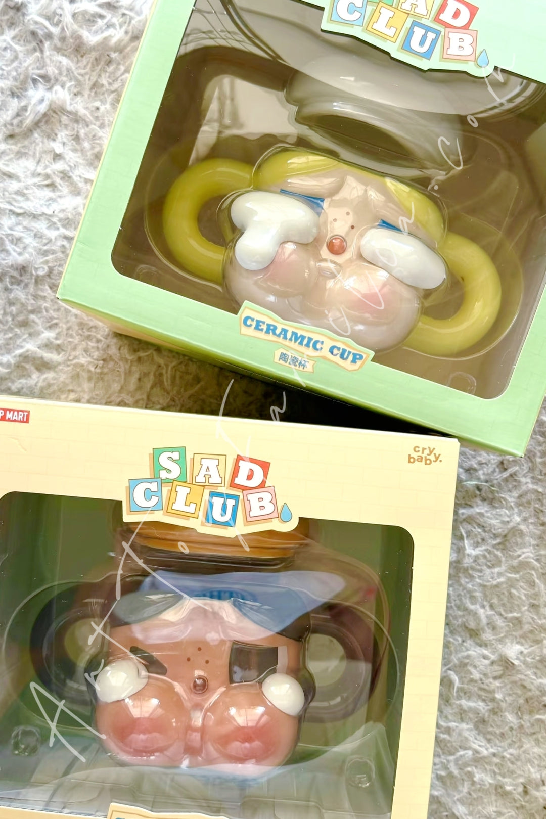 Popmart Crybaby Sad Club Series Ceramic Cup