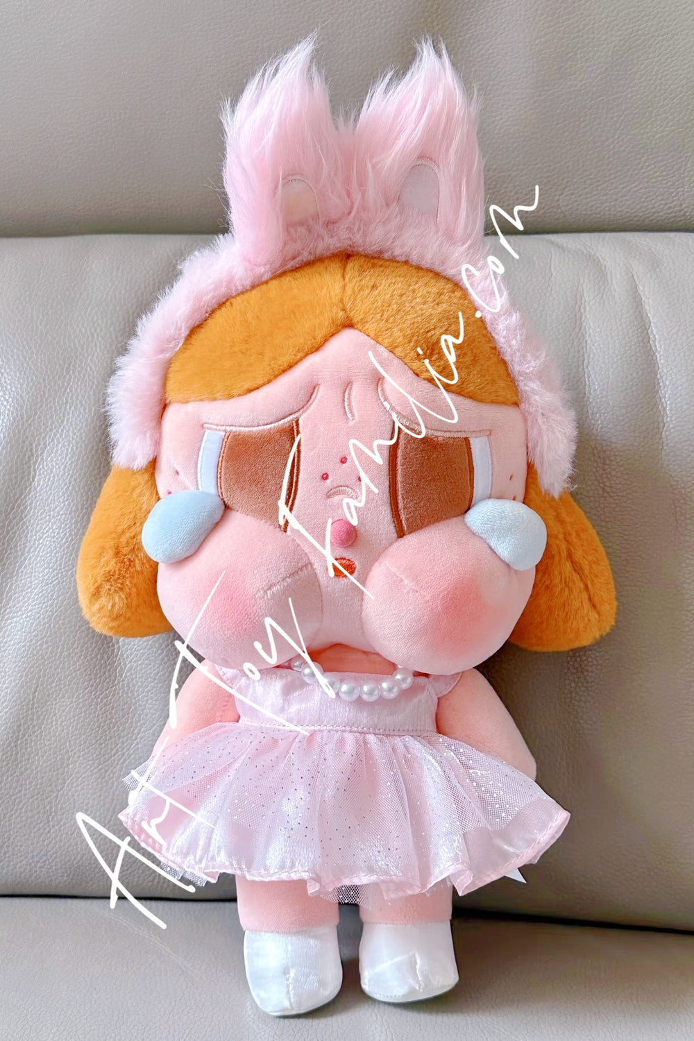 Popmart Crybaby Shiny Shiny Series Plush Doll Pink