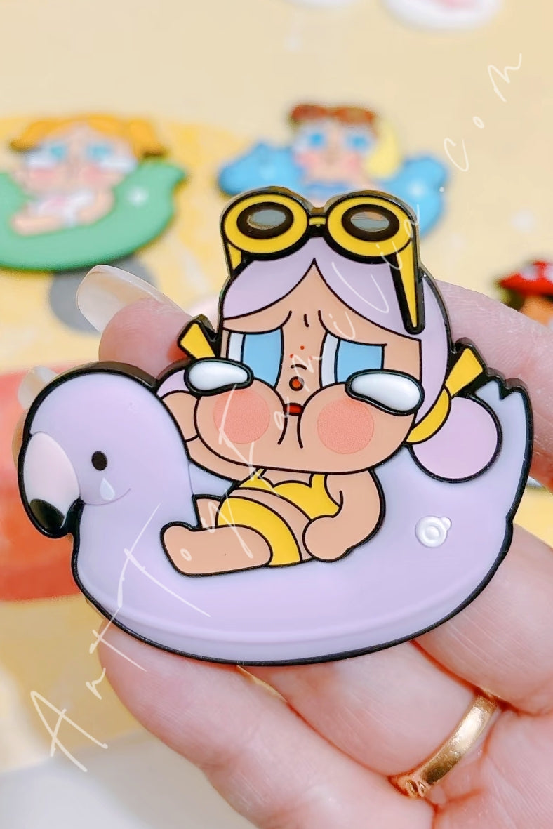 CRYBABY Vacation Mode On シリーズ マグネット Crybaby Vacation Mode On Series Fridge Magnet - Vacation Mode On