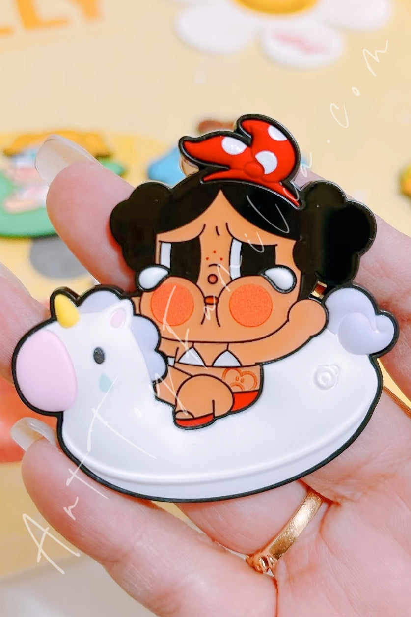 Crybaby Vacation Mode On Series Fridge Magnet - Vacation Mode On