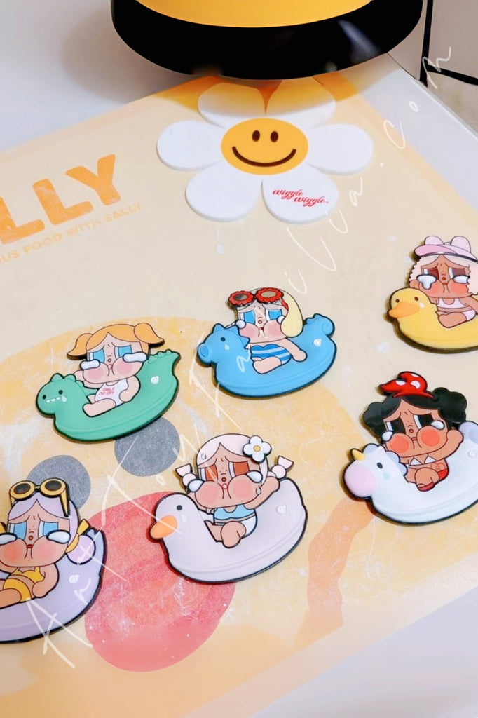 Crybaby Vacation Mode On Series Fridge Magnet - Vacation Mode On