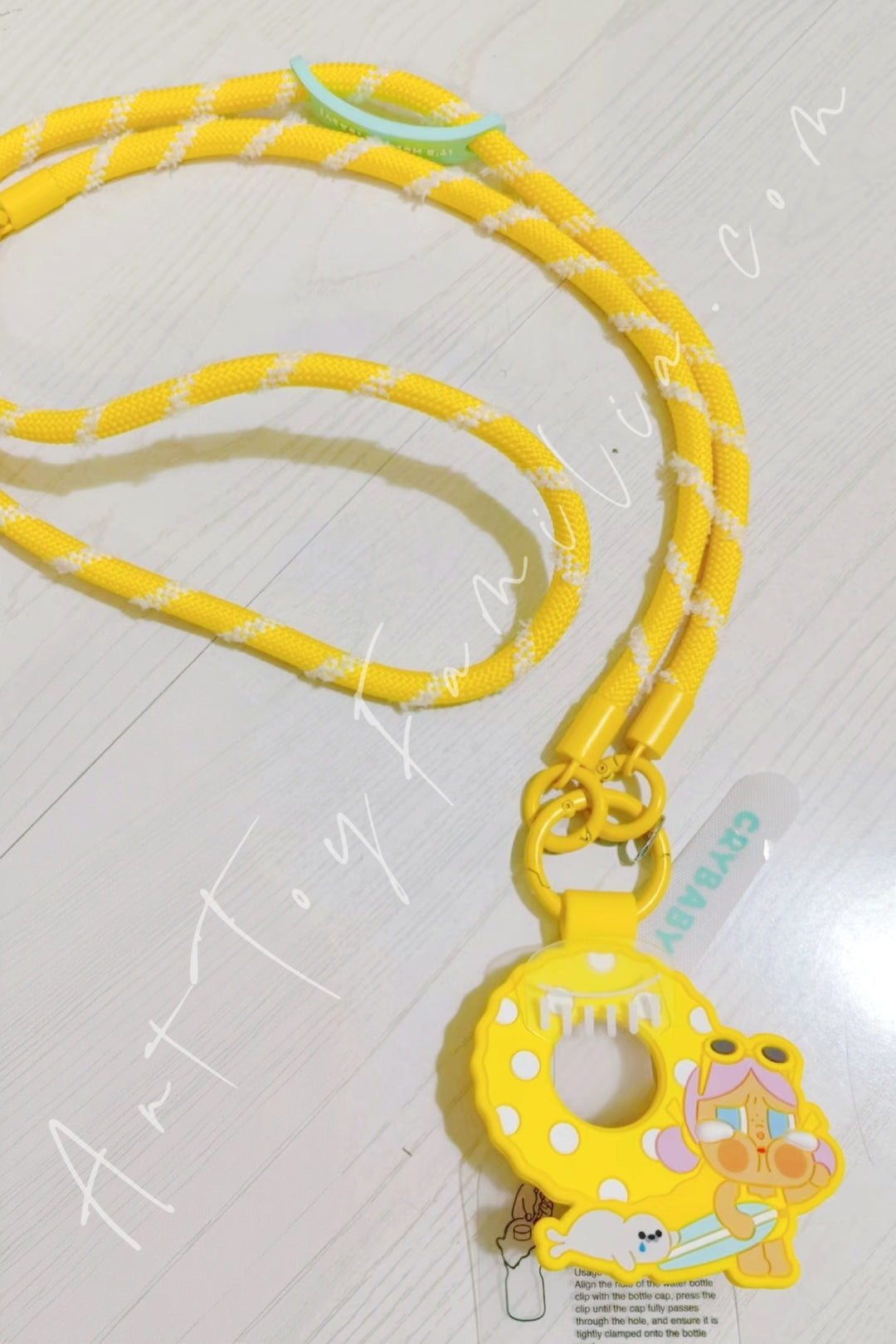 Popmart Crybaby Vacation Mode On Series Long Lanyard Let's Surf