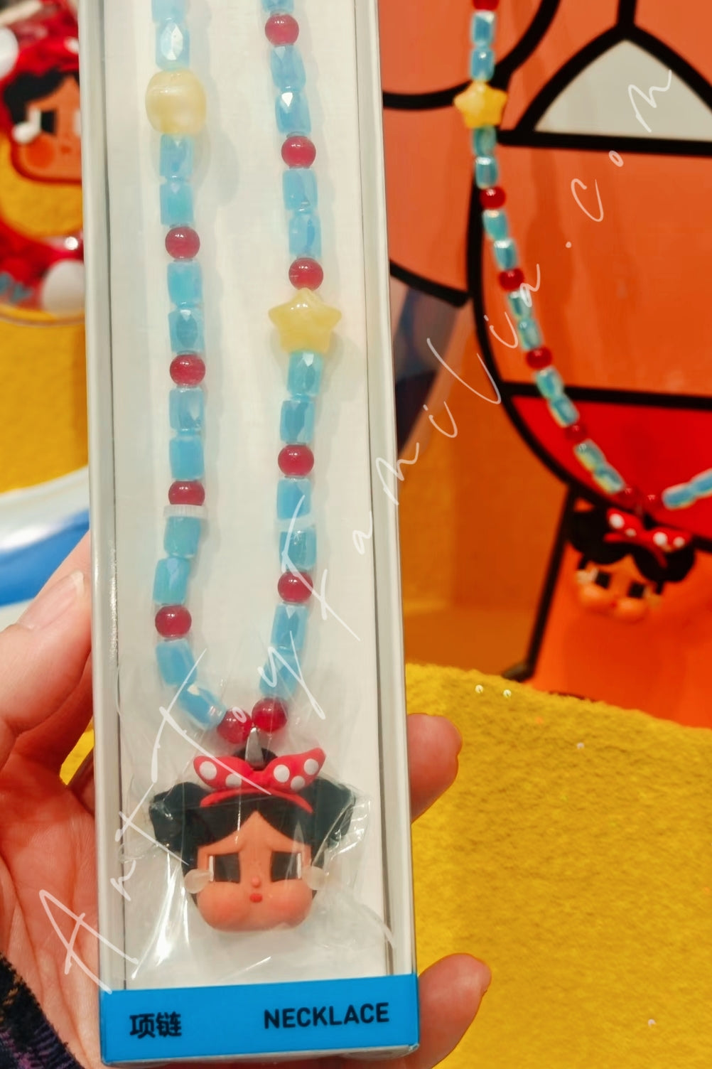 Popmart Crybaby Vacation Mode On Series Necklace