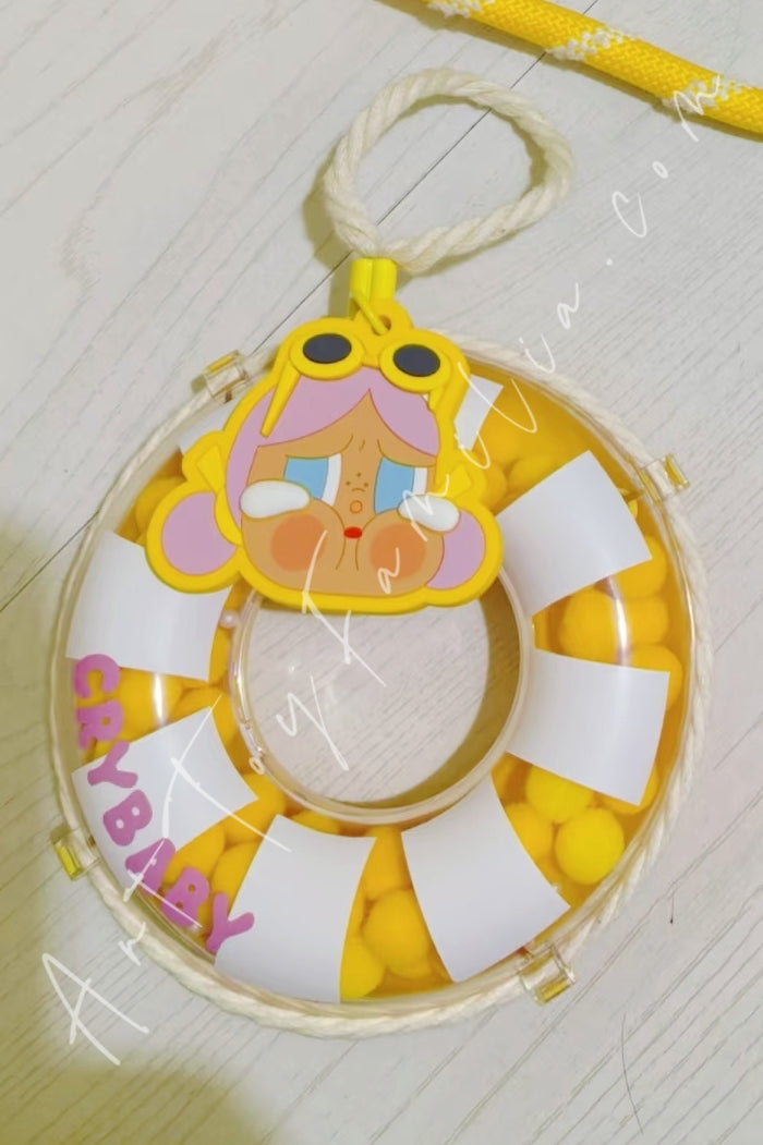 Popmart Crybaby Vacation Mode On Series Pendant Let's Surf