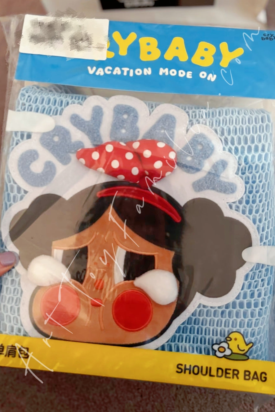 Popmart Crybaby Vacation Mode On Series Shoulder Bag